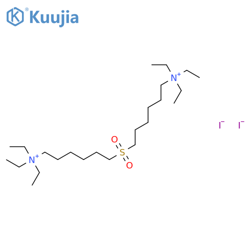[Sulfonylbis(hexamethylene)]bis[triethylammoniumiodide] (6CI,7CI) structure