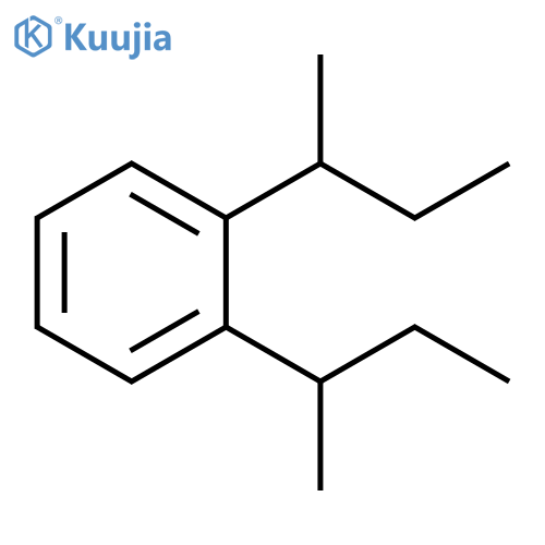 Benzene, 1,2-bis(1-methylpropyl)- structure