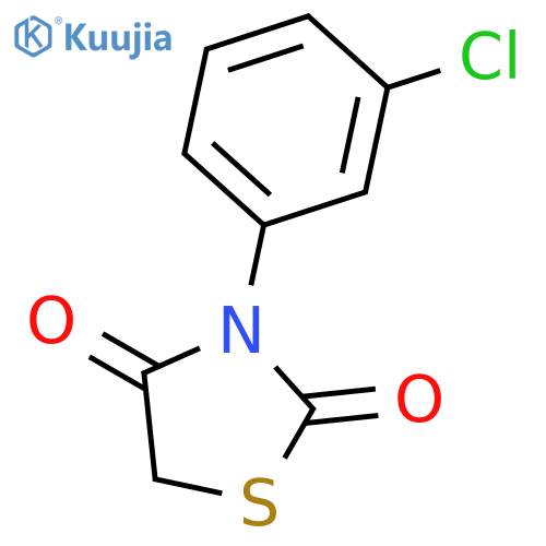 2,4-Thiazolidinedione,3-(3-chlorophenyl)- structure