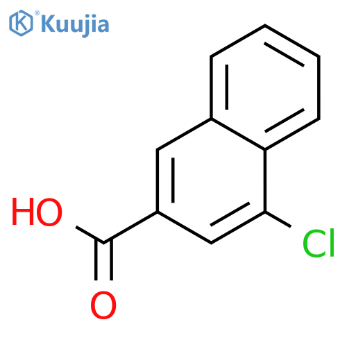 2-Naphthalenecarboxylic acid, 4-chloro- structure