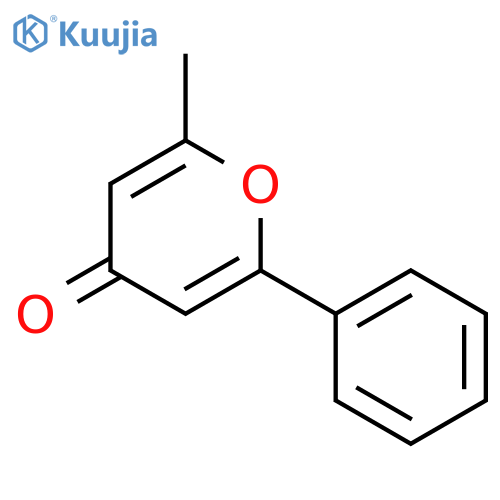 4H-Pyran-4-one,2-methyl-6-phenyl- structure