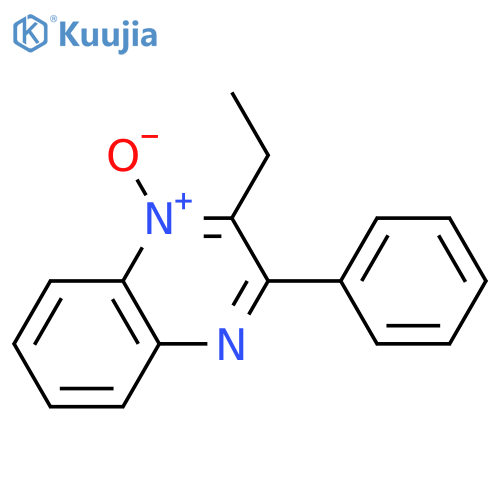 2-Ethyl-3-phenylquinoxaline 1-oxide structure