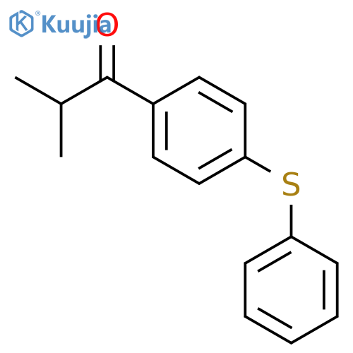 1-Propanone, 2-methyl-1-[4-(phenylthio)phenyl]- structure