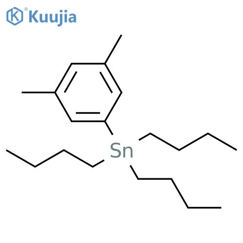 Tributyl(3,5-dimethylphenyl)stannane structure