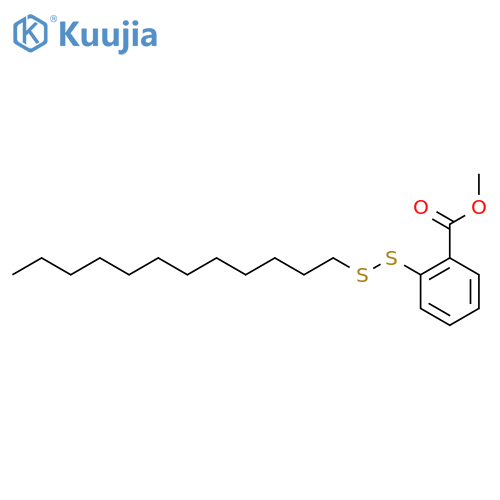 Methyl 2-(dodecyldisulfanyl)benzoate structure