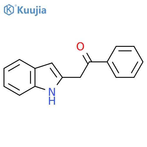 2-(2-Indolyl)-1-phenylethanone structure