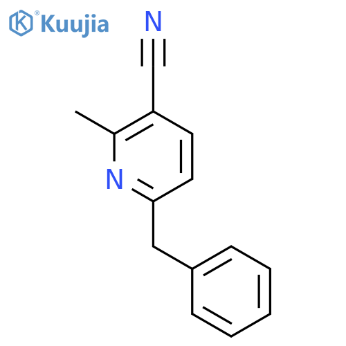 6-Benzyl-2-methylnicotinonitrile structure