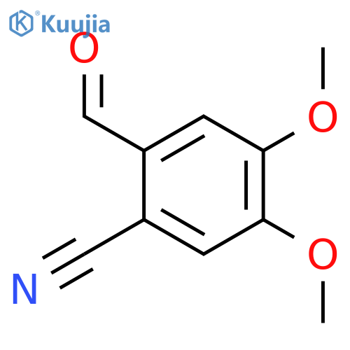 2-Formyl-4,5-dimethoxybenzonitrile structure
