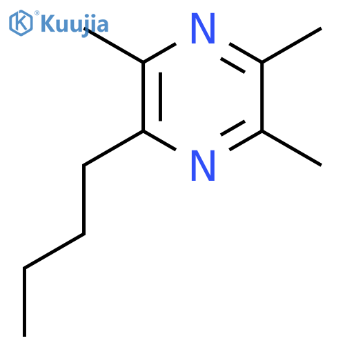 Pyrazine, butyltrimethyl- structure