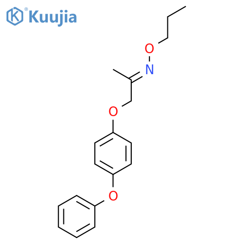 2-PROPANONE, 1-(4-PHENOXYPHENOXY)-, O-PROPYLOXIME structure