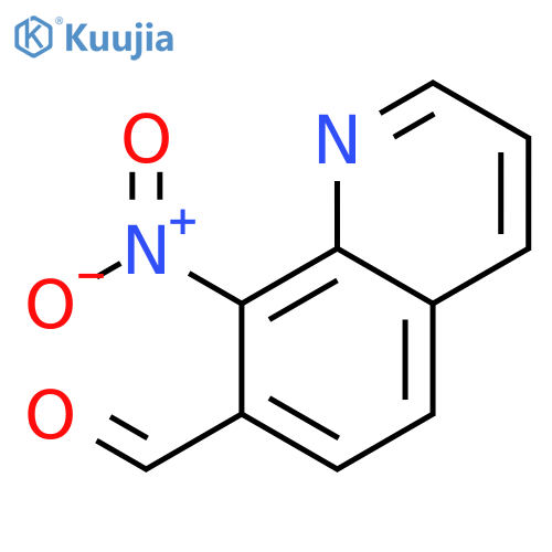 8-Nitro-7-quinolinecarboxaldehyde structure