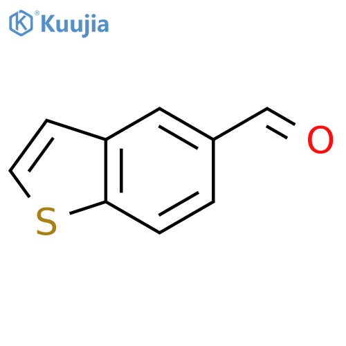 1-benzothiophene-5-carbaldehyde structure