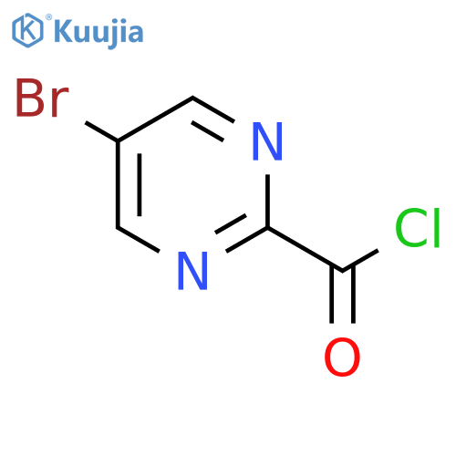 5-Bromopyrimidine-2-carbonyl chloride structure