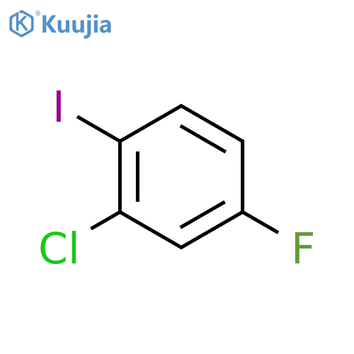 2-Chloro-4-fluoro-1-iodobenzene structure