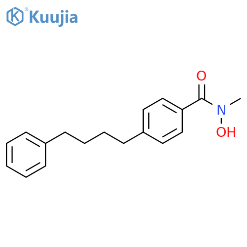 Benzamide, N-hydroxy-N-methyl-4-(4-phenylbutyl)- structure