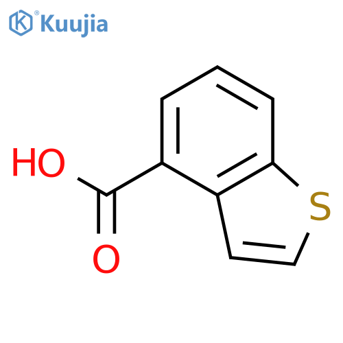 1-benzothiophene-4-carboxylic acid structure