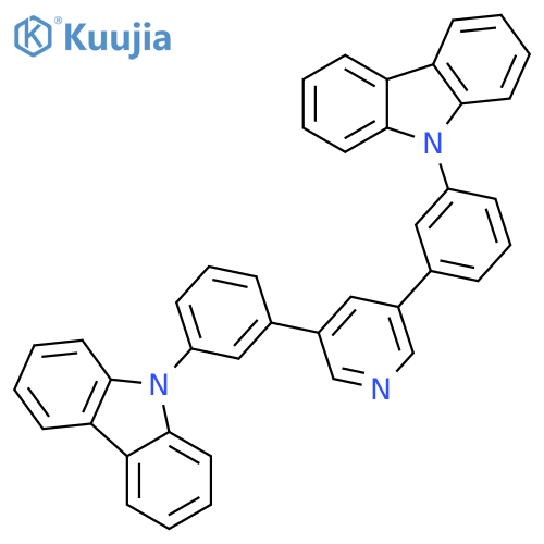 3,5-Bis(3-(9H-carbazol-9-yl)phenyl)pyridine structure