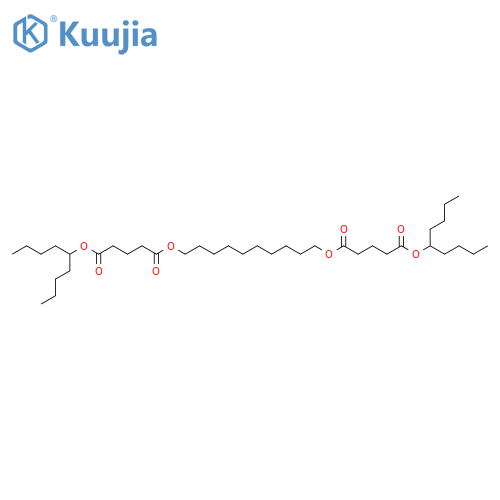 O1-[10-[5-(1-butylpentoxy)-5-oxo-pentanoyl]oxydecyl] O5-(1-butylpentyl) pentanedioate structure