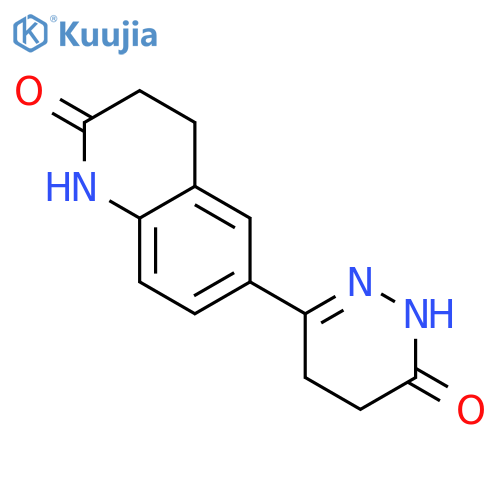 2(1H)-Quinolinone, 3,4-dihydro-6-(1,4,5,6-tetrahydro-6-oxo-3-pyridazinyl)- structure