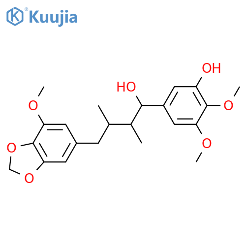 8,8'-Lignan-3,3',4,4',5,5',7-heptol; (7ξ,8ξ,8'ξ)-form, 3',4'-Methylene, 3,4,5'-tri-Me ether structure