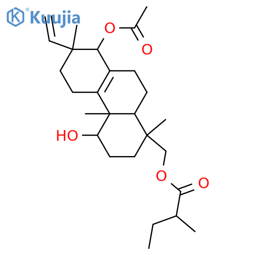 8,15-Pimaradiene-1,14,18-triol; (1α,14β)-form, 18-O-(2-Methylbutanoyl), 14-Ac structure
