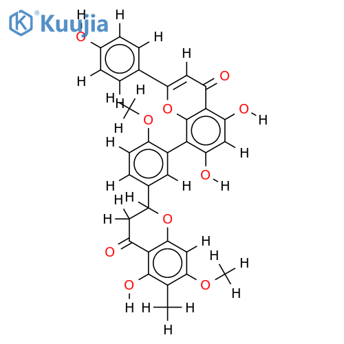 (2S)-2,3-dihydro-6-methylginkgetin structure