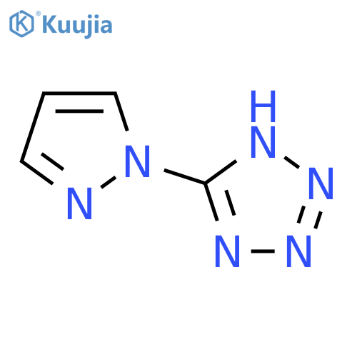 5-(1H-Pyrazol-1-yl)-1H-tetraazole structure