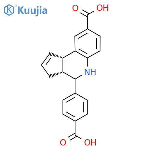 (3aR,9bS)-4-(4-Carboxyphenyl)-3a,4,5,9b-tetrahydro-3H-cyclopentacquinoline-8-carboxylic Acid structure