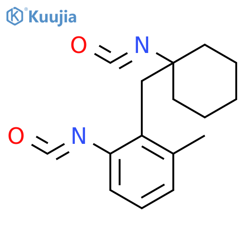 Benzene, isocyanato[(isocyanatocyclohexyl)methyl]methyl- structure