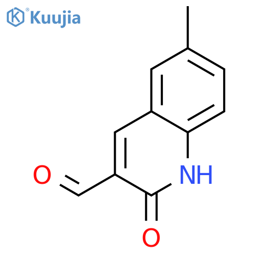 2-hydroxy-6-methylquinoline-3-carbaldehyde structure