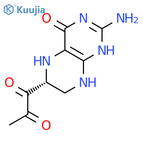1,2-Propanedione,1-[(6R)-2-amino-1,4,5,6,7,8-hexahydro-4-oxo-6-pteridinyl]- (9CI) structure