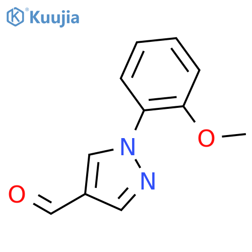 1-(2-Methoxyphenyl)-1H-pyrazole-4-carbaldehyde structure