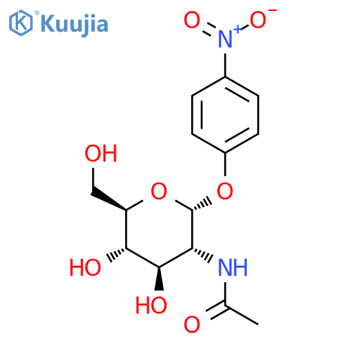 p-Nitrophenyl 2-Acetamido-2-deoxy-a-D-glucopyranoside structure