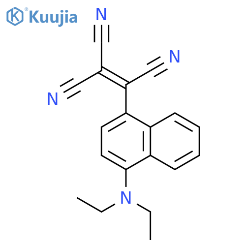 Ethenetricarbonitrile, [4-(diethylamino)-1-naphthalenyl]- structure