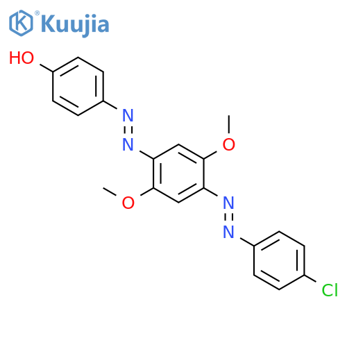 Phenol, 4-[[4-[(4-chlorophenyl)azo]-2,5-dimethoxyphenyl]azo]- structure