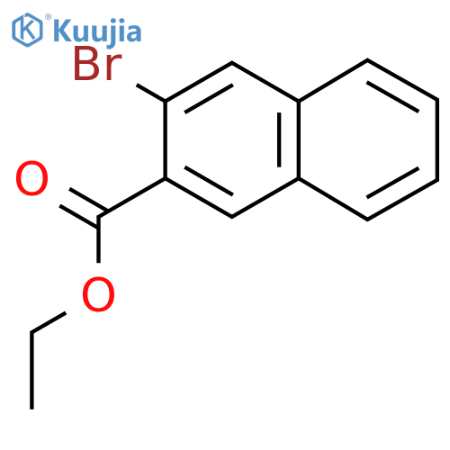 Ethyl 3-bromonaphthalene-2-carboxylate structure
