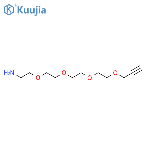 Propargyl-PEG4-amine structure