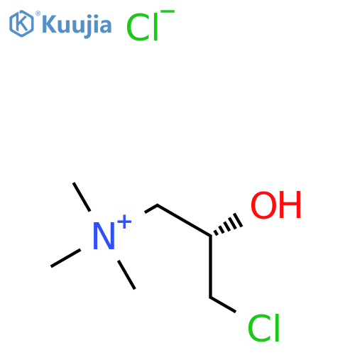1-Propanaminium,3-chloro-2-hydroxy-N,N,N-trimethyl-, chloride (1:1), (2S)- structure