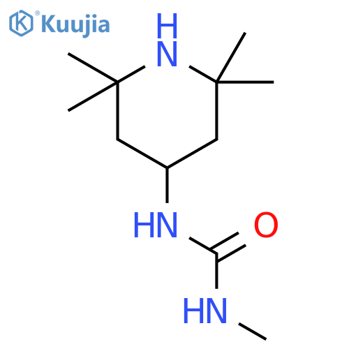 Urea, N-methyl-N'-(2,2,6,6-tetramethyl-4-piperidinyl)- structure