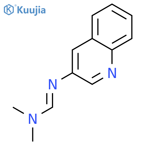 Methanimidamide,N,N-dimethyl-N'-3-quinolinyl- structure