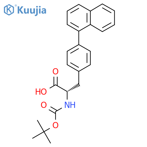 Boc-L-4-(naphthalen-1-yl)phenylalanine structure