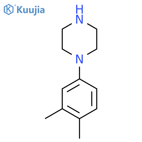 1-(3,4-Dimethylphenyl)piperazine structure
