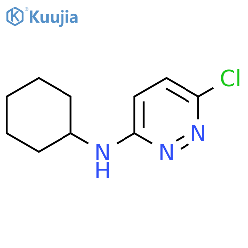 6-chloro-N-cyclohexylpyridazin-3-amine structure