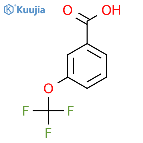 3-(Trifluoromethoxy)benzoic acid structure