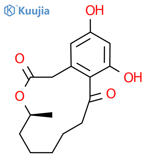 Curvularin structure