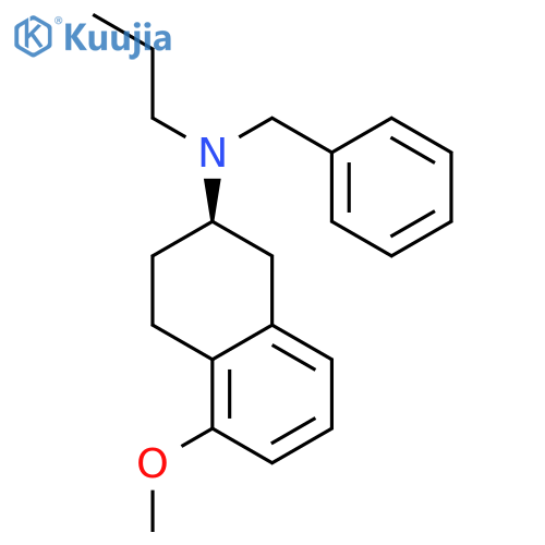 (+)-(2R)-2-(N-benzyl-N-n-propylamino)-5-methoxytetralin structure