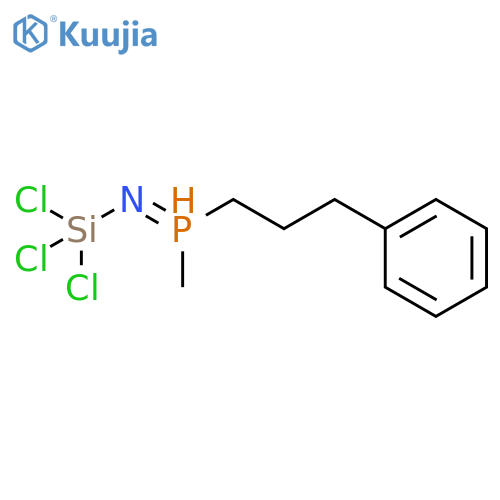 Silanamine, 1,1,1-trichloro-N-(methylphenylpropylphosphoranylidene)- structure