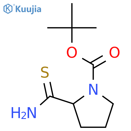 (S)-Tert-Butyl 2-carbamothioylpyrrolidine-1-carboxylate structure