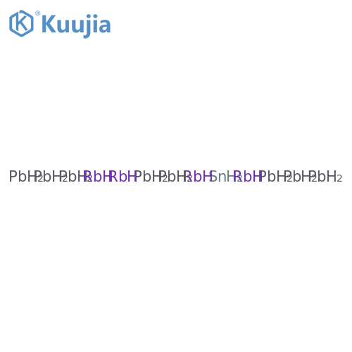 Lead, compd. with rubidium and tin (8:4:1) structure