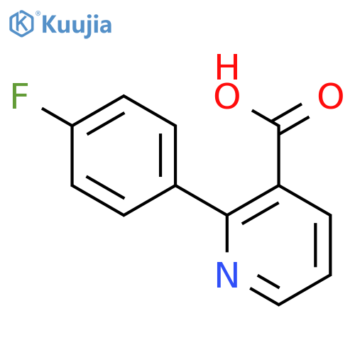 2-(4-Fluorophenyl)nicotinic acid structure